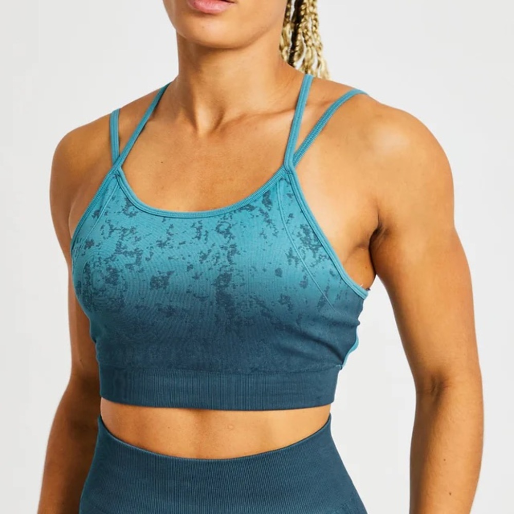 AYBL Flare Seamless Sports Bra - Teal